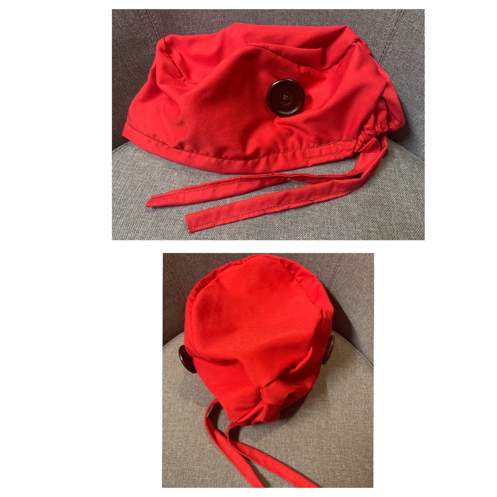 High Quality Fitted Scrub Cap with Buttons